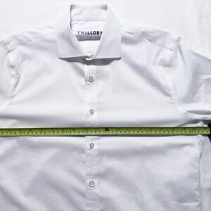 Three (3) Twillory Men's Dress Shirts 15.5 x 32-33 (Medium) Tailored Fit